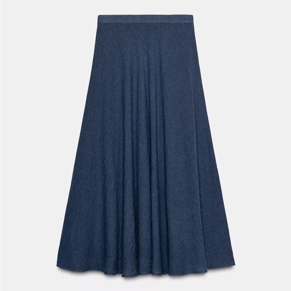 ZARA LAYERED MIDI SKIRT - Picture 7 of 8